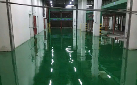 11月徽县徽县环氧地坪施工高峰来袭，梦得来化工多项目同步推进保交付